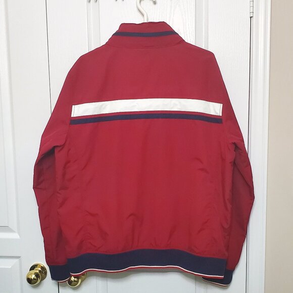 Tommy Hilfiger Men’s Jacket in Red with White and Blue Accents Size XL - Picture 4 of 6